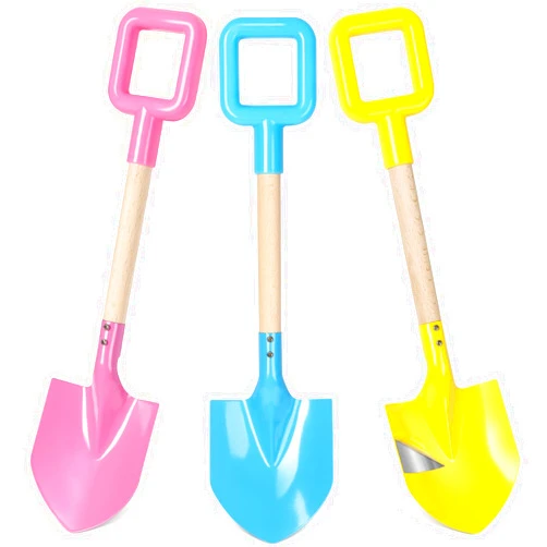 Dsmile 3Pcs Long Beach Shovels 16