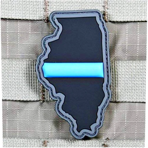 Violent Little Machine Shop Every State in Thin Blue Line Patch Series - 1412