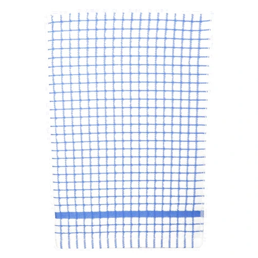 Samuel Lamont Poli-dri Towel White with Cornflower Blue