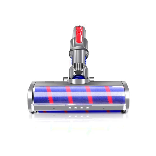 E.LUO Floor Head Soft Roller Brush Compatible with Dyson V7 V8 V10 V11 V15 Vacuum Cleaners Parts Rotatable Motorhead