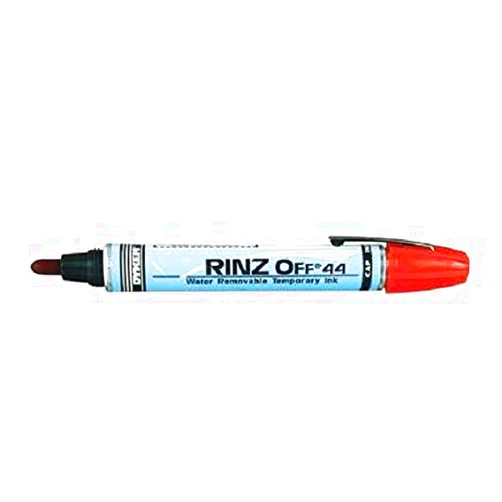 DYKEM 12 Dykem #44106 Rinz Off 44 RED broad tip temporary ink marker pen