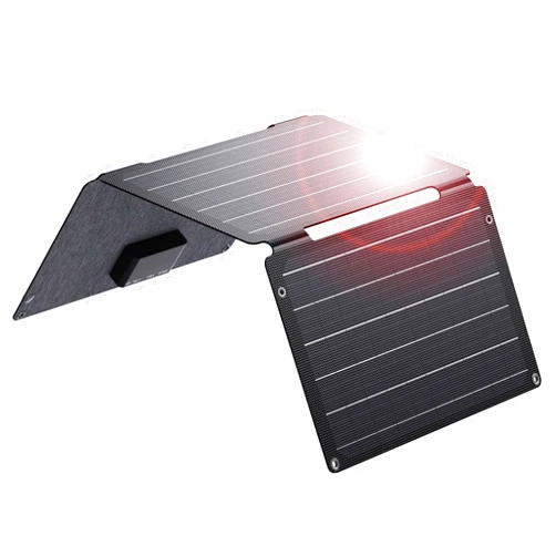 BigBlue 30W Solar Panel with Fast Charging USB-A, PD 24W USB-C and DC Ports, IP68 Waterproof, Portable Folding Solar Charger Compatible with iPhone, iPad, Samsung, LG, Power Banks, Power Station etc