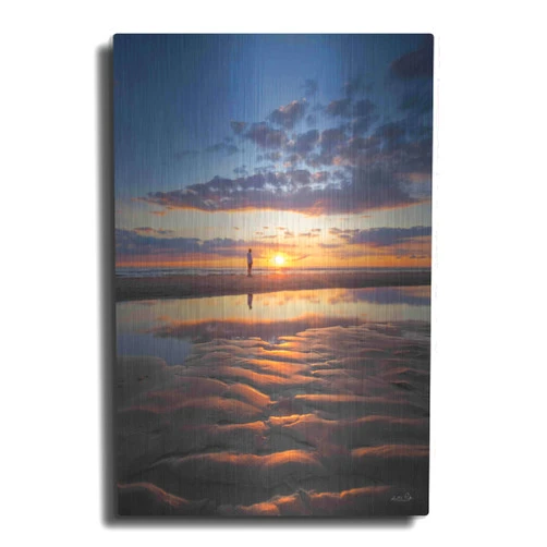 Luxe Metal Art 'Peaceful Sunset' by Martin Podt, Metal Wall Art, 12