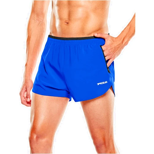 TSLA Men's Active Running Shorts, 3 Inch Quick Dry Mesh Jogging Workout Shorts, Gym Athletic Marathon Shorts