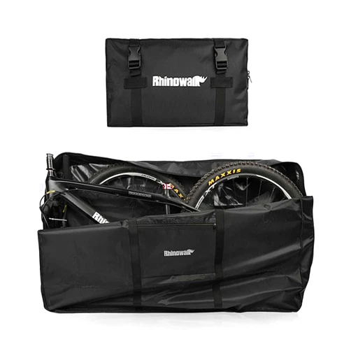 Rhinowalk Folding Bike Carry Bag 26 Inch Thick Bicycle Transport Storage Case Bike Travel Bag for Air Travel,Transport,Shipping Professional Cycling Accessories