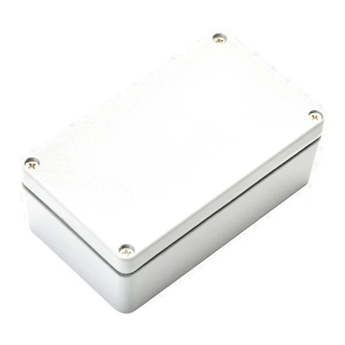 Fielect Aluminum Enclosure Project Box Dustproof Waterproof IP65 Aluminum Alloy Metal Junction Box Universal Electrical Project Enclosure Box, 4.53