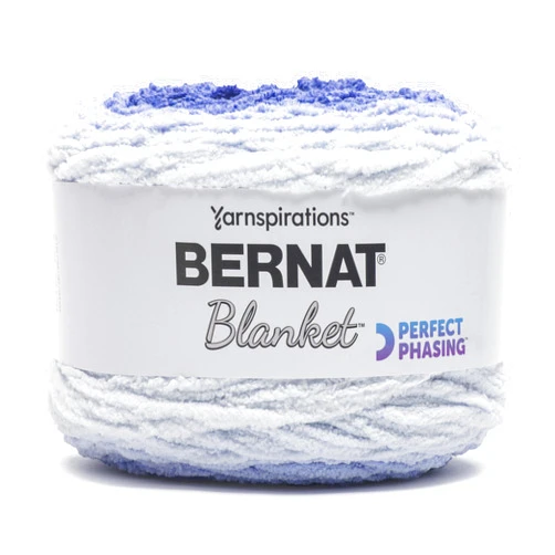 Spinrite Bernat Blanket Perfect Phasing Yarn-Dark Blue