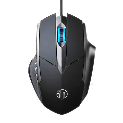 Censprin USB Computer Mouse Wired, Silent Click Corded Mouse 3-Button Wired Optical Mouse, Office and Home Mice, Ergonomic Shape for Windows Computers, Macs, iPad, PC and Laptops