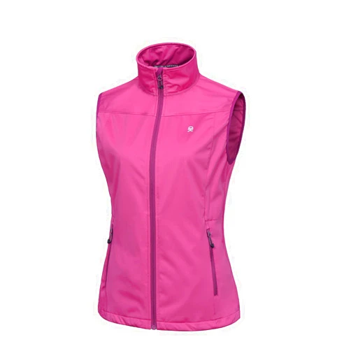 Little Donkey Andy Women's Lightweight Softshell Vest, Windproof Sleeveless Jacket for Running Hiking Travel