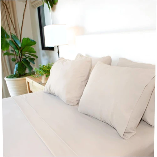 Jennifer Adams Lux Collection Sheet Set, 4-Piece Microfiber Sheets & Pillowcases - Ultra-Soft, Breathable and Wrinkle-Resistant for Full Size Bed (Full, Linen)