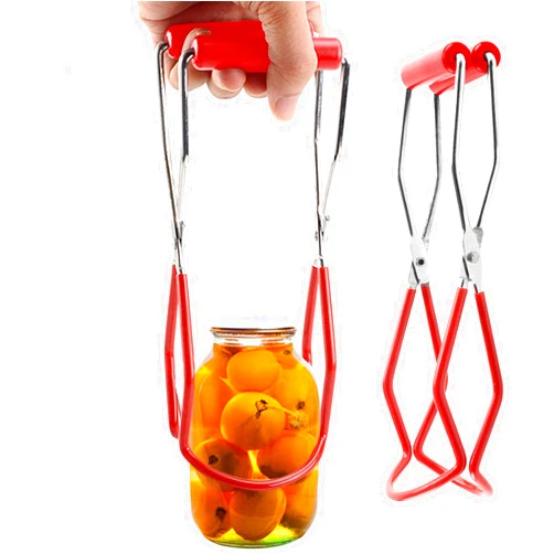 Premier Chef Canning Jar Lifter-Canning tongs- Safely remove any size canning jar from boiling water-Quality stainless steel