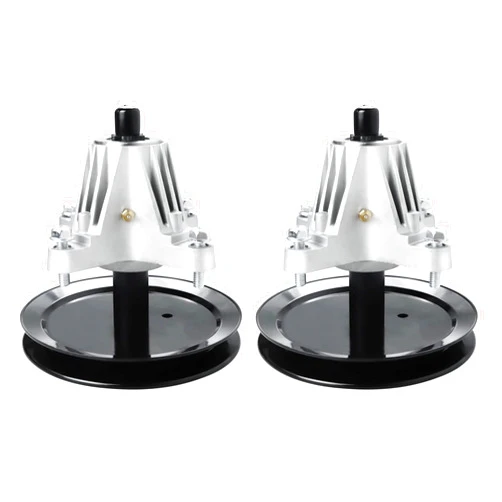 Bomusou Spindle Assembly 618-04636 618-04865 918-04636, Fit for Cub Cadet LTX1045 LTX1046, for MTD LT2000 LT2200, for Troy-Bilt TB2246, 46 Inch Mower Deck, 2 Pack Spindles