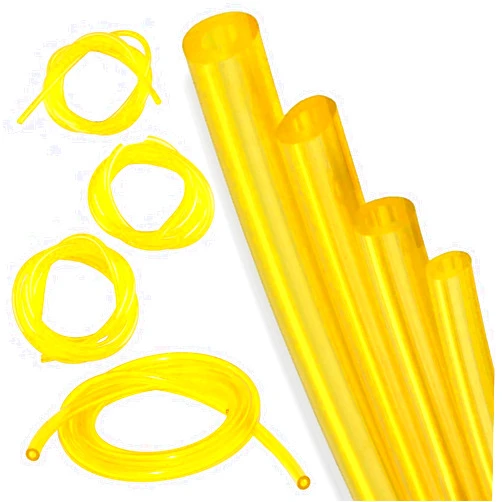 KT Deals 4 Sizes Petrol Fuel Gas Line Pipe Hose Tubing For String Trimmer Chainsaw Blower Lawn Mower and other Power Tools 2 Cycle Small Engine for Poulan, Craftman (Yellow)