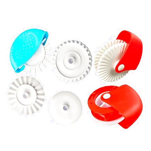 UpTuoLi Pastry Wheel Decorator and Cutter, 6Pcs Pie Wheel, Pastry Wheel Roll, Pie Crust Cutter, Pastry Cutter, Pie Cutter, Pizza Pastry Pie Lattice Cookie Biscuit Decoration, DIY Baking Cooking Tool