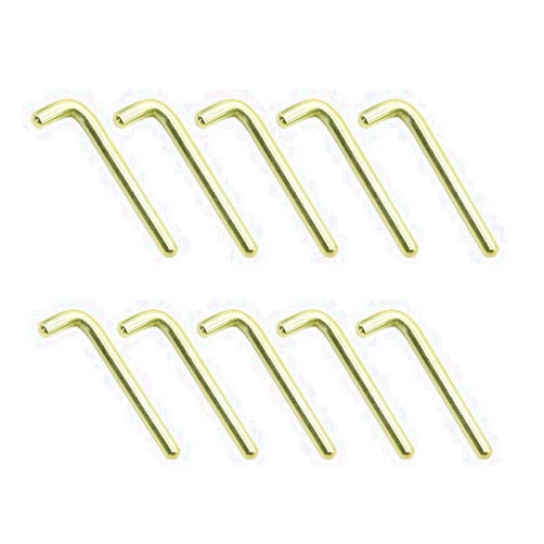 HUATOOL piano tuning repair accessories Grand piano cover Large cover hinge dowel hinge latch hinge shaft pin diy piano accessories (10pcs BF6843 hinge pin)