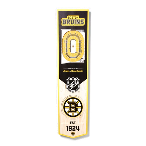YouTheFan NHL Boston Bruins 3D Stadium 8x32 Banner - TD Garden