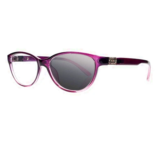 Newsight Women Small Cat Eye Transition Photochromic Bifocal Rhinestones Readers Reading Glasses Sunglasses