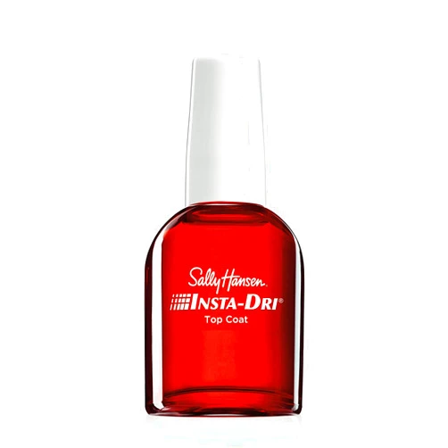 Sally Hansen Insta-Dri Anti-Chip Top Coat 45117 Clear, 0.45 Fl Ounce (Pack of 1) 0.45 Fl Oz (Pack of 1) red