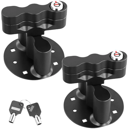Lnrueg 2 PCS RX-LOX-PM Pack Mount Lock 2 Pack with Same Keys , Locking Pack Mount for Rotopax Standard Gasoline Pack, Water Pack, Gas Can Mounts, Aluminium Alloy Made