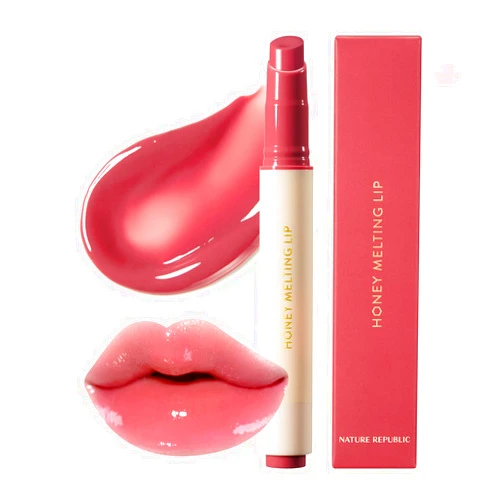 Nature Republic HONEY MELTING LIP (03 BERRY) K-BEAUTY, Lip Plumper, Tint, Balm, Korean, Lip Gloss, Cute, Glow