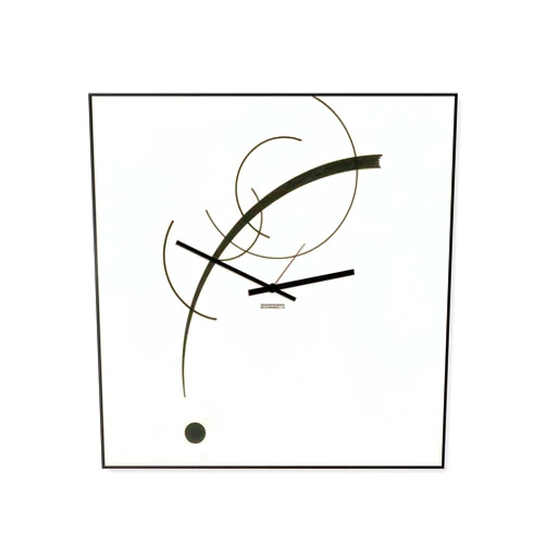 DesignObject.it DesignObject Wall Clock Art Collection Kandinsky 50x50 Made in Italy