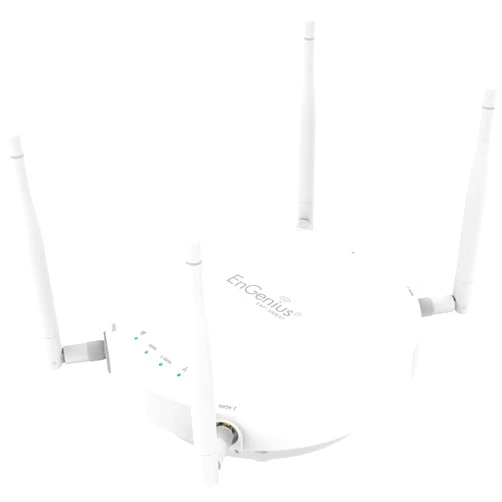 EnGenius Technologies EAP1300EXT Wi-Fi 5 (802.11ac Wave 2) 2x2 Managed Indoor Wireless Access Point Features Quad-Core Processors, MU-MIMO, High Powered 26dBm, GigaE Port (Mounting Kit Included)