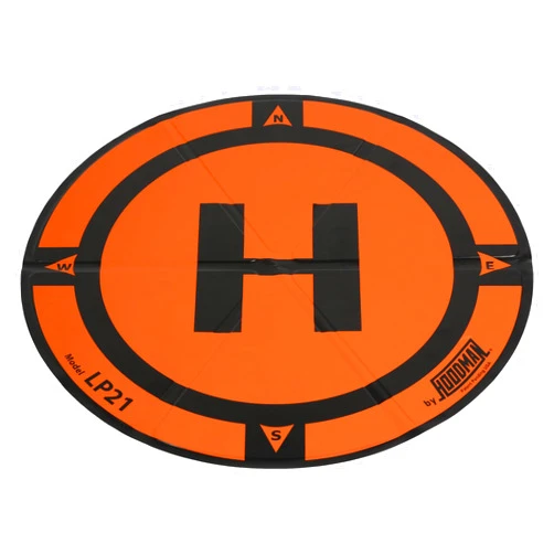 Hoodman Weighted Trifold UAV Drone Landing Pad LP21 fits Mini 4 Pro, mini 3 pro, mavic and spark. Durable, No Stakes Required, collapses to one sixth of deployed size