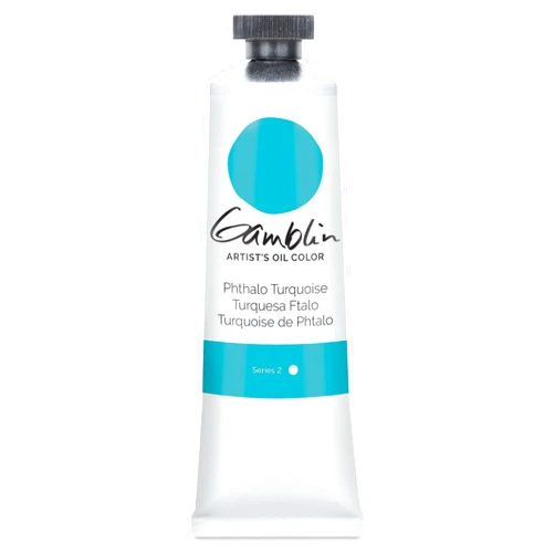 Gamblin Artist Oil 37Ml Phthalo Turquoise