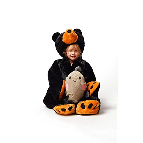 Snoozzoo The All New SnooZzoo Children Black Bear Sleeping Bag for Children up to 54 inches Tall.