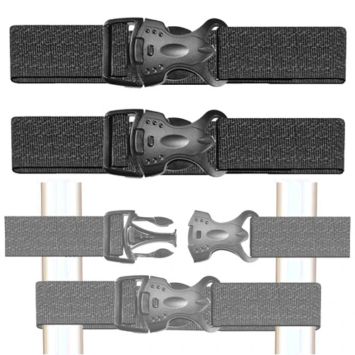 Woyeainy Double Doors Fefrigerator Locks for Kids Child French Door Fridge Locks for Baby Safety Fridge Guard Strap for RV Cabinet (Black) (3 Key, Black)