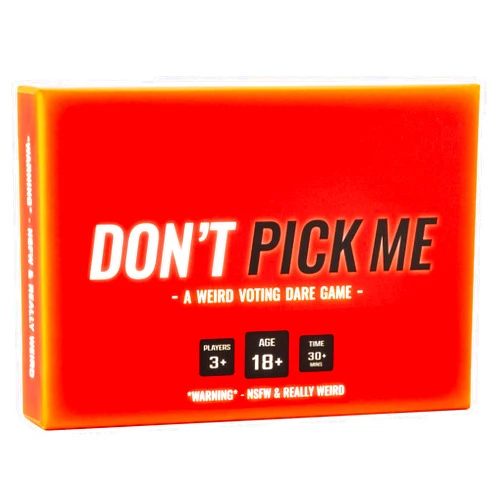 Don't Pick Me - Weird Voting Dare Party Game for Adults - 400 Questions & Challenges