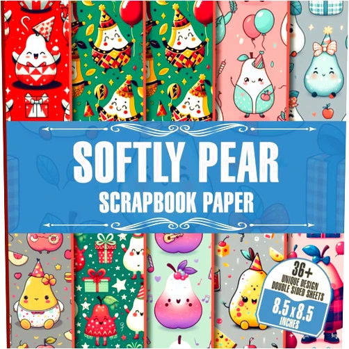 Veronica Pace Softly Pear Scrapbook Paper
