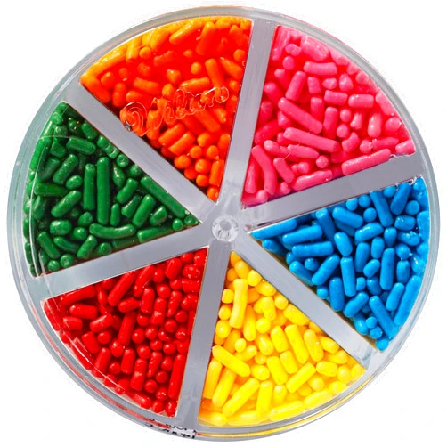Wilton Jimmies Rainbow Sprinkle Assortment, 3.2 oz. - Cake Decorating Supplies