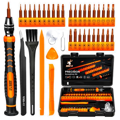 JOREST 38Pcs Small Precision Screwdriver Set, Tool Gifts for Men, Christmas Gifts for him with Torx T5, T6, Repair Tool Kit for Macbook, Computer, Laptop, iPhone, PS4 PS5, Xbox, Switch, glasses, Watch
