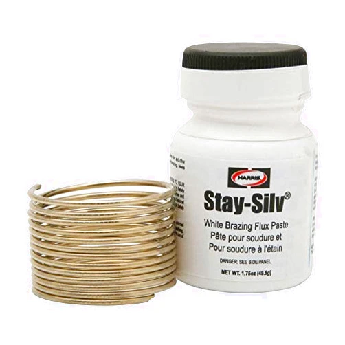 GSParts 56KPOP Harris Solder Kit - Safety-Silv 56% Brazing Alloy 1 Troy Ounce w/Flux
