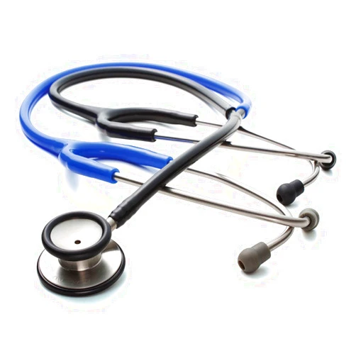 ADC Adscope 613 Teaching Stethoscope with Tunable AFD Technology, Includes Student and Instructor Headset, Black and Royal Blue