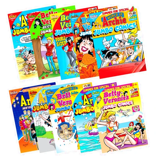 Archie Comics Digest Value Gift Pack (Includes 10 Books)
