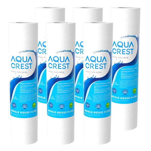 AQUA CREST AP110 Whole House Water Filter, Sediment Filter, 5 Micron, Replacement for 3M® Aqua-Pure AP110, Culligan® P5, APEC, GE FXUSC, Whirlpool®, Any 10