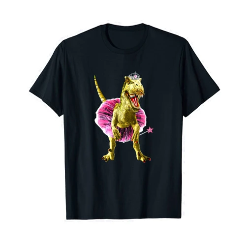 CollageOrama Ballerina T-Rex Dinosaur T-shirt