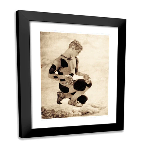 ArtDirect De Meyer, Adolph 20x23 Black Modern Framed Art Print Titled: Vaslav Nijinsky