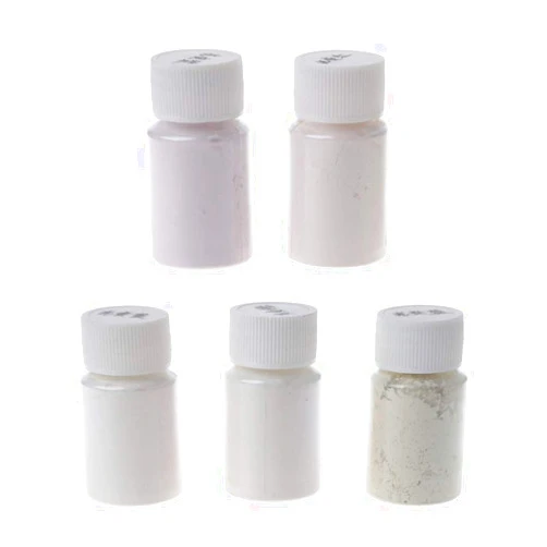 BOGEEL 5 Colors UV Color Change Pigment Powder Photochromic Pigment Expose to Sunlight Reactive Resin Colorants Jewelry Making