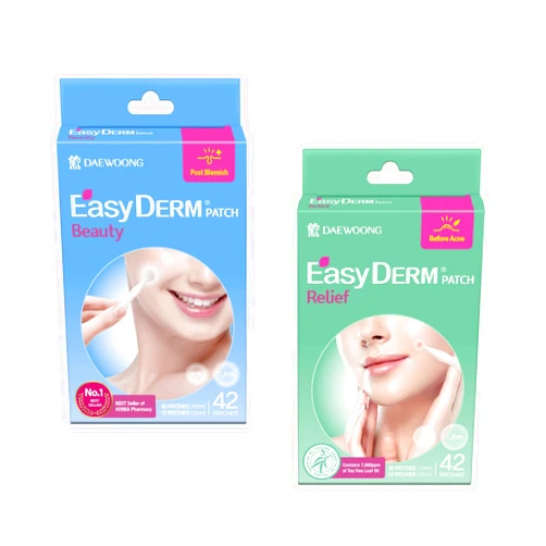 DWEasyDerm EasyDerm Beauty Patch(42 Counts) and Relief Invisible Patch(42 counts)
