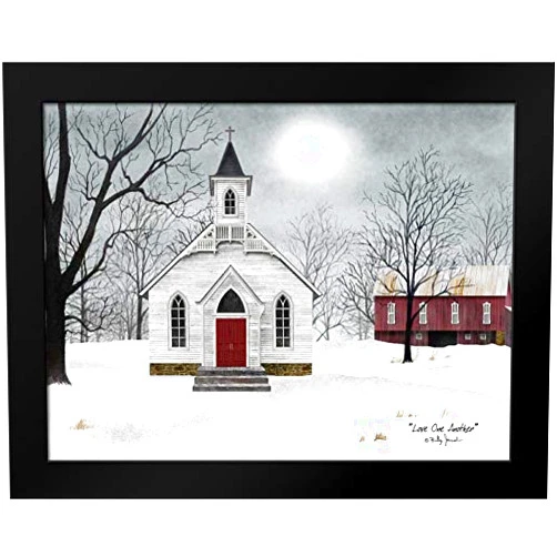 ArtDirect Love One Another Framed Art Print by Jacobs, Billy