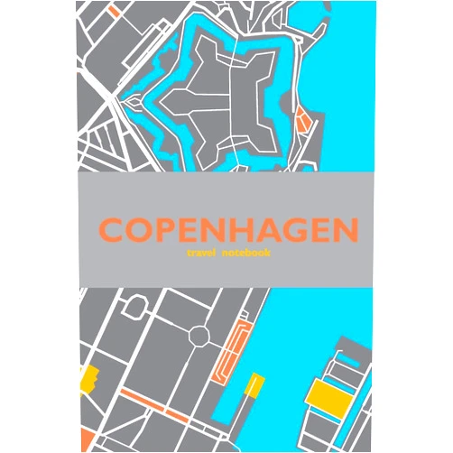 The Inspired Jotter Copenhagen: Travel Notebook, Planner, Journal, Diary with Checklist, Itineraries, Journal Entries, and Sketch and Photo Pages (110 Pages, 6