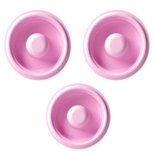 Yeabetter 3 Pack Pump Seals Compatible with Elvie Stride Breast Pump, Elvie Stride Diaphragm, Silicone Membrane, for Breastmilk Storage & Breast Pump Accessories, Not Original Pump Parts