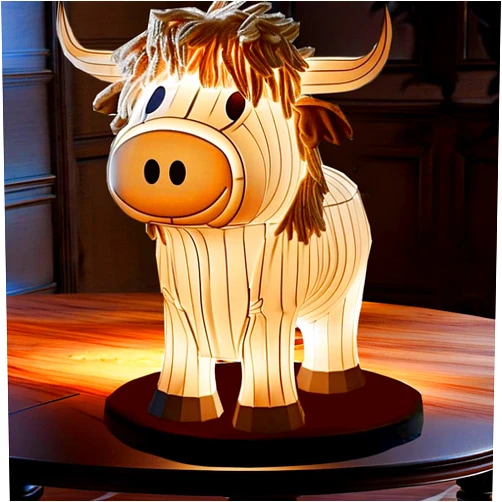 Hopanrel Cow Table Lamp Farmhouse Cow Night Light, Cute Animal Table Lamp, Animal Night Light with USB A+C Ports Resin Cow Bedside, Cow Shape Nightstand Lamps for Bedroom, Office, Home