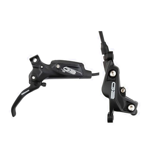 SRAM G2 RS Disc Brake and Lever - Front, Hydraulic, Post Mount, Diffusion Black Anodized, A2