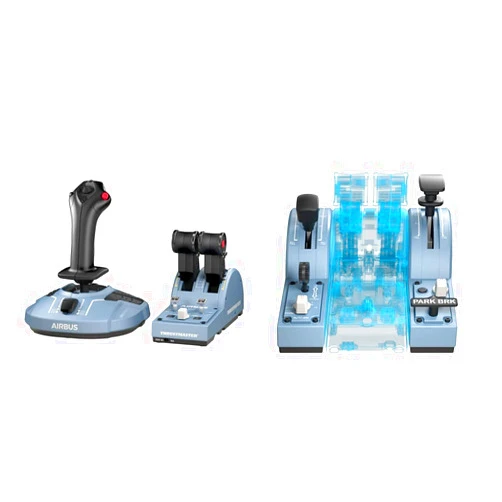 Thrustmaster TCA Officer Pack Airbus Edition (PC) & Thrustmaster TCA Quadrant Add On Airbus Edition (PC)