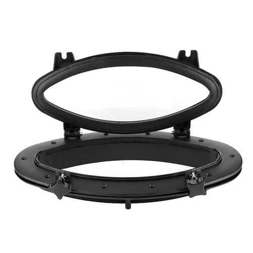 Acouto Portlight Porthole for Boat,Marine Porthole Oval Portlight Stalinite Port Hole Opening Window for RV Boat Yacht
