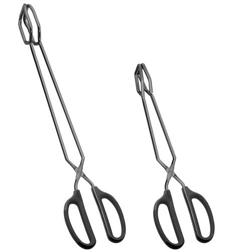 HINMAY Stainless Steel Scissor Tongs 12